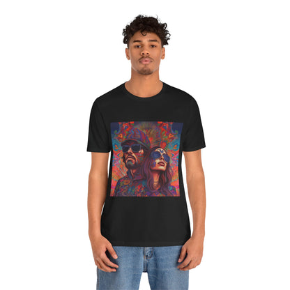 Bohemian Vibes Unisex Tee, Perfect for Festivals, Concerts, Casual Outings, Gifts, Unisex Graphic Shirt, Psychedelic Art T-Shirt