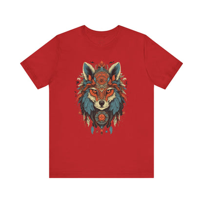 Bohemian Wolf Graphic Tee | Cool T-Shirt, Casual Wear, Nature Lover Gift, Festival Outfit, Unisex Style