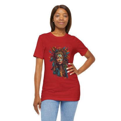 Bohemian Spirit Tee | Colorful Goddess Shirt, Artistic Graphic Tee, Festival Top, Unique Gift for Her, Boho Clothing