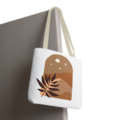 Bohemian Tote Bag with Nature Design, Eco-Friendly Carryall, Floral Shopper, Gift for Nature Lovers, Everyday Tote