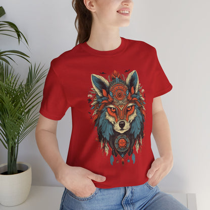 Bohemian Wolf Graphic Tee | Cool T-Shirt, Casual Wear, Nature Lover Gift, Festival Outfit, Unisex Style