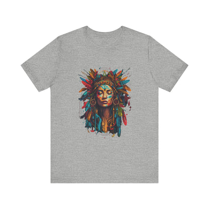 Bohemian Spirit Tee | Colorful Goddess Shirt, Artistic Graphic Tee, Festival Top, Unique Gift for Her, Boho Clothing