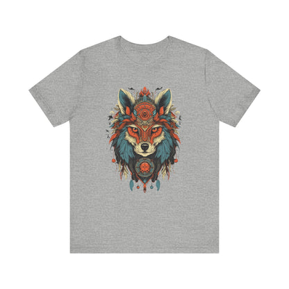 Bohemian Wolf Graphic Tee | Cool T-Shirt, Casual Wear, Nature Lover Gift, Festival Outfit, Unisex Style