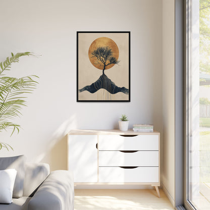 Framed Art Print, Scenic Wall Decor, Nature Art, Living Room Decor, Gift for Nature Lovers, Home Office Decoration