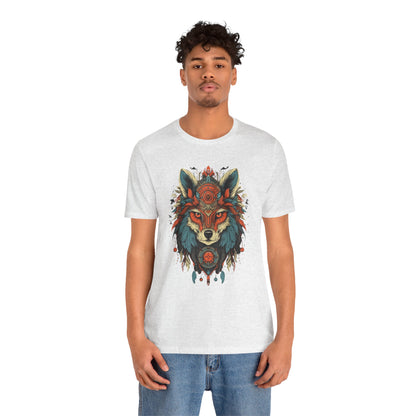 Bohemian Wolf Graphic Tee | Cool T-Shirt, Casual Wear, Nature Lover Gift, Festival Outfit, Unisex Style