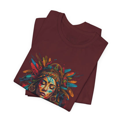 Bohemian Spirit Tee | Colorful Goddess Shirt, Artistic Graphic Tee, Festival Top, Unique Gift for Her, Boho Clothing