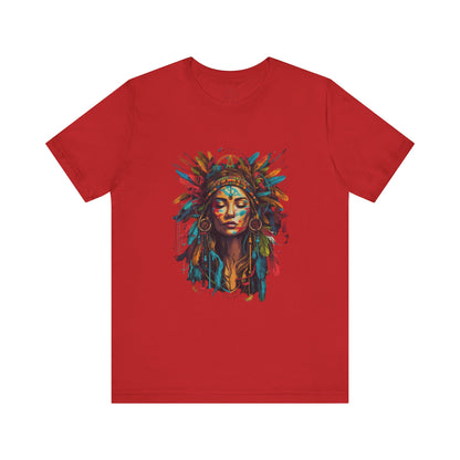 Bohemian Spirit Tee | Colorful Goddess Shirt, Artistic Graphic Tee, Festival Top, Unique Gift for Her, Boho Clothing