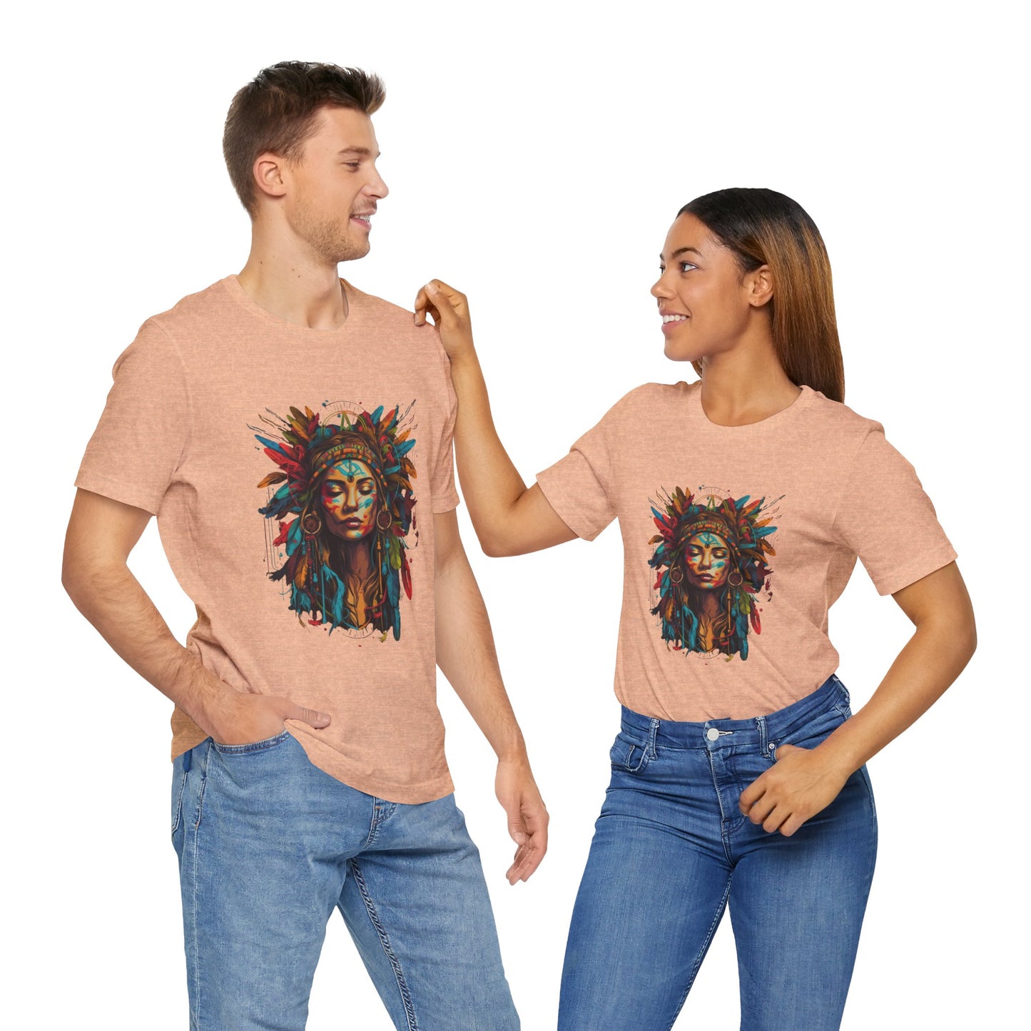 Bohemian Spirit Tee | Colorful Goddess Shirt, Artistic Graphic Tee, Festival Top, Unique Gift for Her, Boho Clothing