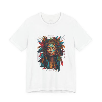 Bohemian Spirit Tee | Colorful Goddess Shirt, Artistic Graphic Tee, Festival Top, Unique Gift for Her, Boho Clothing