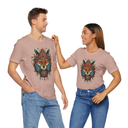 Bohemian Wolf Graphic Tee | Cool T-Shirt, Casual Wear, Nature Lover Gift, Festival Outfit, Unisex Style
