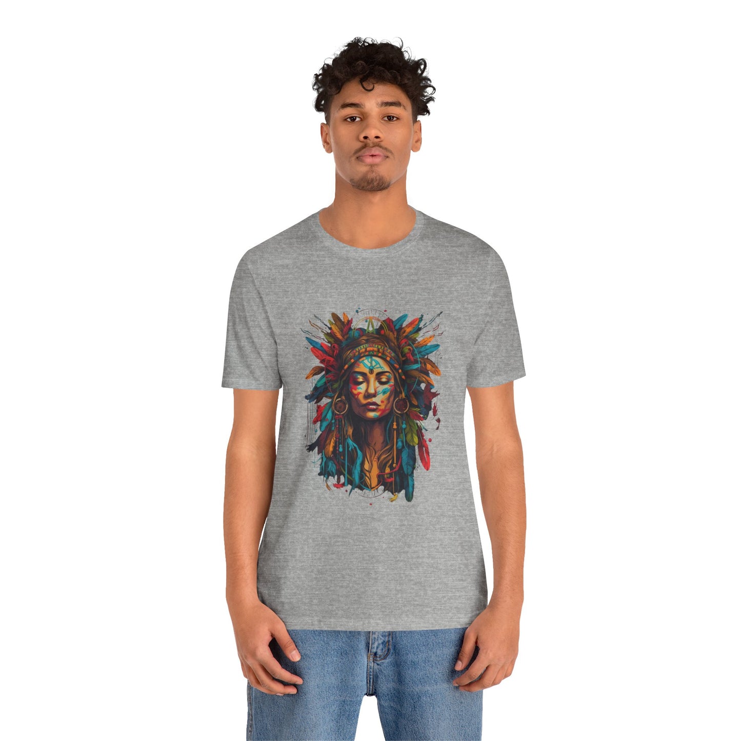 Bohemian Spirit Tee | Colorful Goddess Shirt, Artistic Graphic Tee, Festival Top, Unique Gift for Her, Boho Clothing