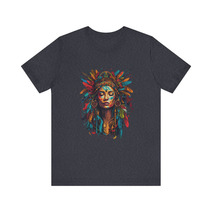Bohemian Spirit Tee | Colorful Goddess Shirt, Artistic Graphic Tee, Festival Top, Unique Gift for Her, Boho Clothing