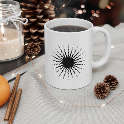 Boho-Inspired Ceramic Mug - Perfect for Coffee Lovers, Gift for Friends, Home Decor, Unique Cup for Tea, Eco-Friendly Drinkware