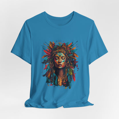 Bohemian Spirit Tee | Colorful Goddess Shirt, Artistic Graphic Tee, Festival Top, Unique Gift for Her, Boho Clothing