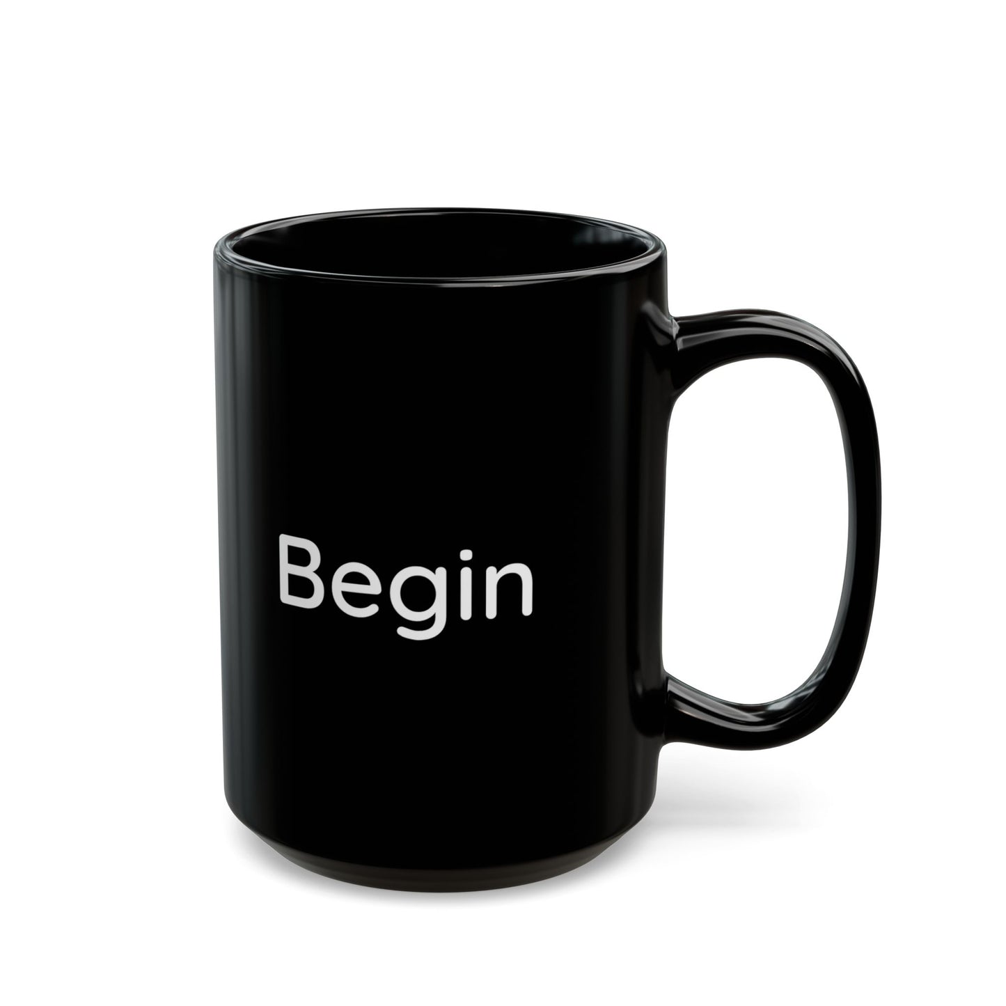 The Intentional Mug - Start Your Day with 'Begin', Coffee Lover's Gift, Motivational Drinkware for Home or Office, Perfect for New [...]