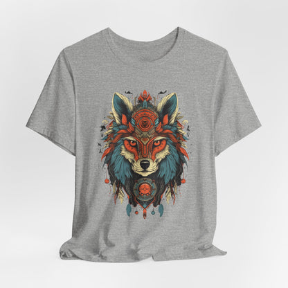 Bohemian Wolf Graphic Tee | Cool T-Shirt, Casual Wear, Nature Lover Gift, Festival Outfit, Unisex Style