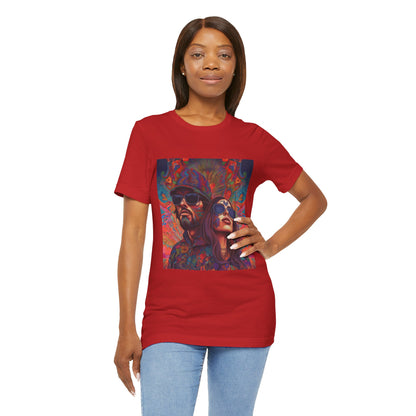 Bohemian Vibes Unisex Tee, Perfect for Festivals, Concerts, Casual Outings, Gifts, Unisex Graphic Shirt, Psychedelic Art T-Shirt