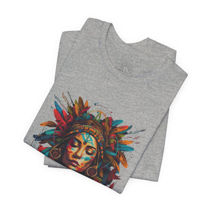 Bohemian Spirit Tee | Colorful Goddess Shirt, Artistic Graphic Tee, Festival Top, Unique Gift for Her, Boho Clothing