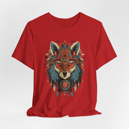 Bohemian Wolf Graphic Tee | Cool T-Shirt, Casual Wear, Nature Lover Gift, Festival Outfit, Unisex Style