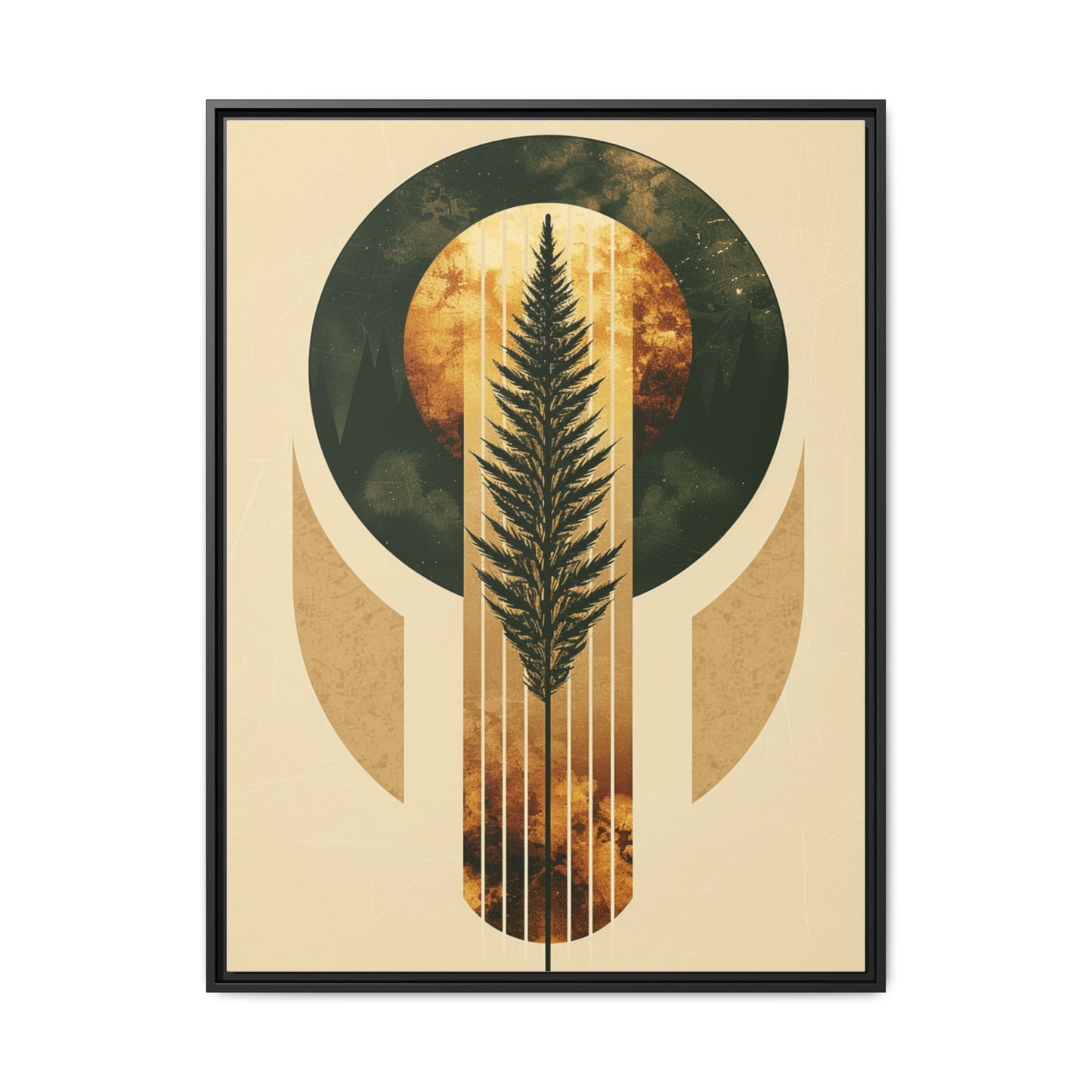 Framed Wall Art, Nature-Inspired Decor, Bohemian Home Accents, Gift for Nature Lovers, Relaxing Atmosphere, Wall Decor