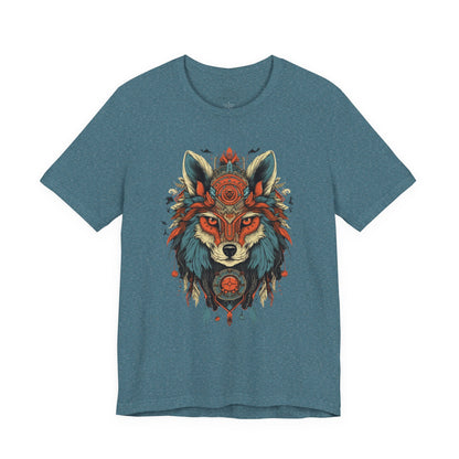 Bohemian Wolf Graphic Tee | Cool T-Shirt, Casual Wear, Nature Lover Gift, Festival Outfit, Unisex Style