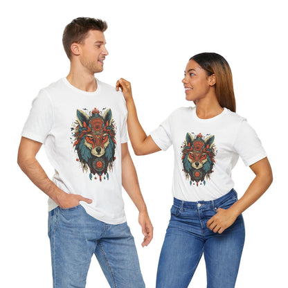 Bohemian Wolf Graphic Tee | Cool T-Shirt, Casual Wear, Nature Lover Gift, Festival Outfit, Unisex Style
