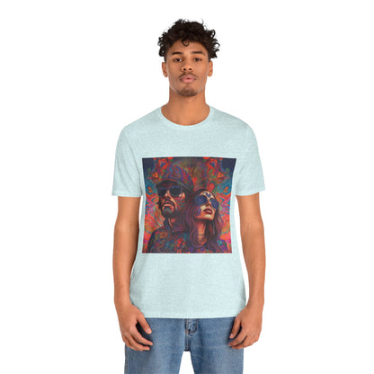 Bohemian Vibes Unisex Tee, Perfect for Festivals, Concerts, Casual Outings, Gifts, Unisex Graphic Shirt, Psychedelic Art T-Shirt