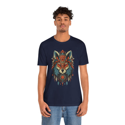 Bohemian Wolf Graphic Tee | Cool T-Shirt, Casual Wear, Nature Lover Gift, Festival Outfit, Unisex Style