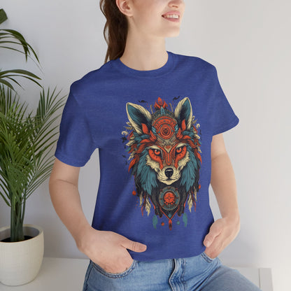 Bohemian Wolf Graphic Tee | Cool T-Shirt, Casual Wear, Nature Lover Gift, Festival Outfit, Unisex Style