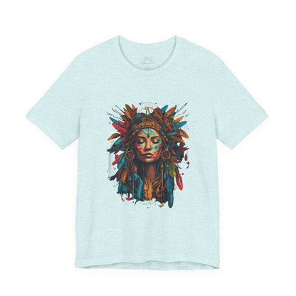 Bohemian Spirit Tee | Colorful Goddess Shirt, Artistic Graphic Tee, Festival Top, Unique Gift for Her, Boho Clothing