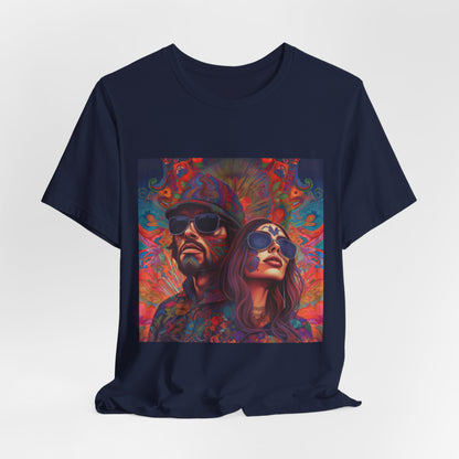 Bohemian Vibes Unisex Tee, Perfect for Festivals, Concerts, Casual Outings, Gifts, Unisex Graphic Shirt, Psychedelic Art T-Shirt