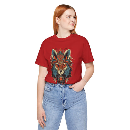 Bohemian Wolf Graphic Tee | Cool T-Shirt, Casual Wear, Nature Lover Gift, Festival Outfit, Unisex Style