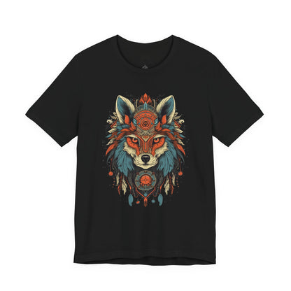 Bohemian Wolf Graphic Tee | Cool T-Shirt, Casual Wear, Nature Lover Gift, Festival Outfit, Unisex Style