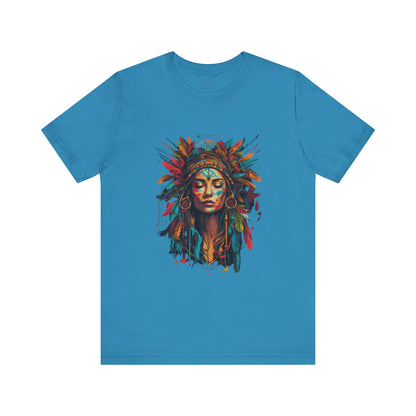 Bohemian Spirit Tee | Colorful Goddess Shirt, Artistic Graphic Tee, Festival Top, Unique Gift for Her, Boho Clothing