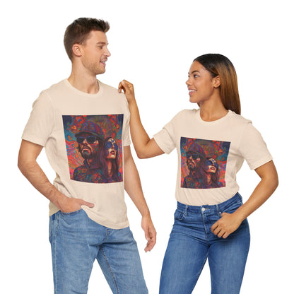 Bohemian Vibes Unisex Tee, Perfect for Festivals, Concerts, Casual Outings, Gifts, Unisex Graphic Shirt, Psychedelic Art T-Shirt