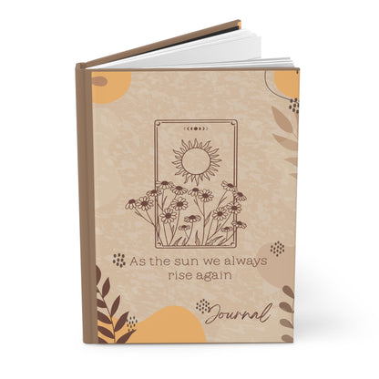 Sunrise Inspiration Hardcover Journal | Floral Writing Notebook, Gift for Writers, Self-Care Journal, Daily Reflection, Lumen Ritual