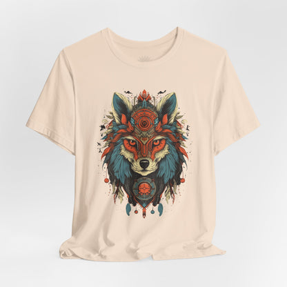 Bohemian Wolf Graphic Tee | Cool T-Shirt, Casual Wear, Nature Lover Gift, Festival Outfit, Unisex Style
