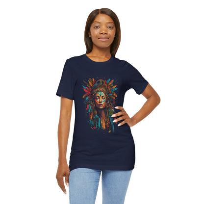 Bohemian Spirit Tee | Colorful Goddess Shirt, Artistic Graphic Tee, Festival Top, Unique Gift for Her, Boho Clothing