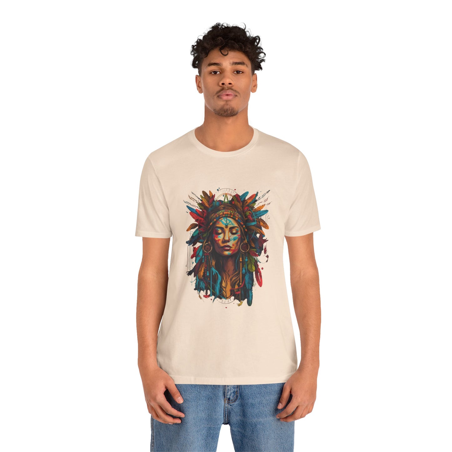 Bohemian Spirit Tee | Colorful Goddess Shirt, Artistic Graphic Tee, Festival Top, Unique Gift for Her, Boho Clothing