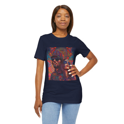 Bohemian Vibes Unisex Tee, Perfect for Festivals, Concerts, Casual Outings, Gifts, Unisex Graphic Shirt, Psychedelic Art T-Shirt