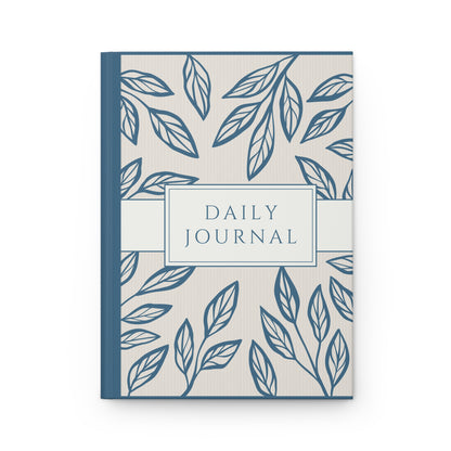 Elegant Floral Hardcover Journal for Daily Reflection, Garden Journal, Gift for Writer, Mindfulness Notebook, Lumen Ritual Notebook