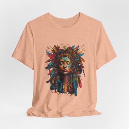 Bohemian Spirit Tee | Colorful Goddess Shirt, Artistic Graphic Tee, Festival Top, Unique Gift for Her, Boho Clothing