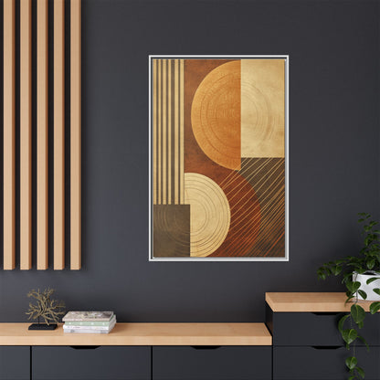 Modern Abstract Wall Art Print, Geometric Matte Canvas, Home Decor, Living Room Artwork, Boho Chic Decor, Housewarming Gift