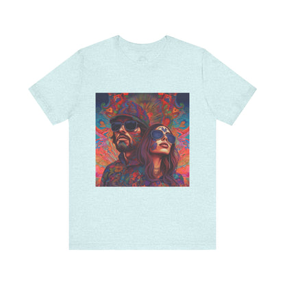 Bohemian Vibes Unisex Tee, Perfect for Festivals, Concerts, Casual Outings, Gifts, Unisex Graphic Shirt, Psychedelic Art T-Shirt
