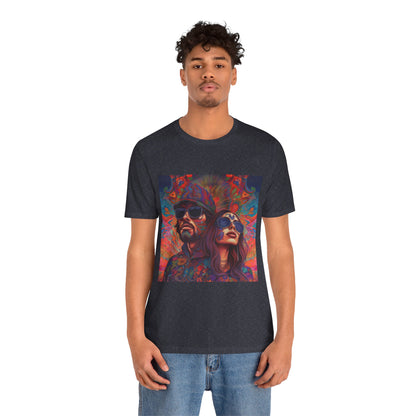 Bohemian Vibes Unisex Tee, Perfect for Festivals, Concerts, Casual Outings, Gifts, Unisex Graphic Shirt, Psychedelic Art T-Shirt