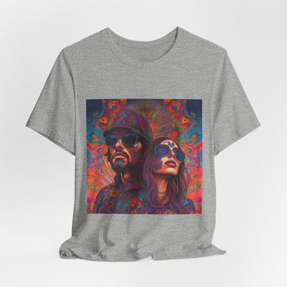 Bohemian Vibes Unisex Tee, Perfect for Festivals, Concerts, Casual Outings, Gifts, Unisex Graphic Shirt, Psychedelic Art T-Shirt