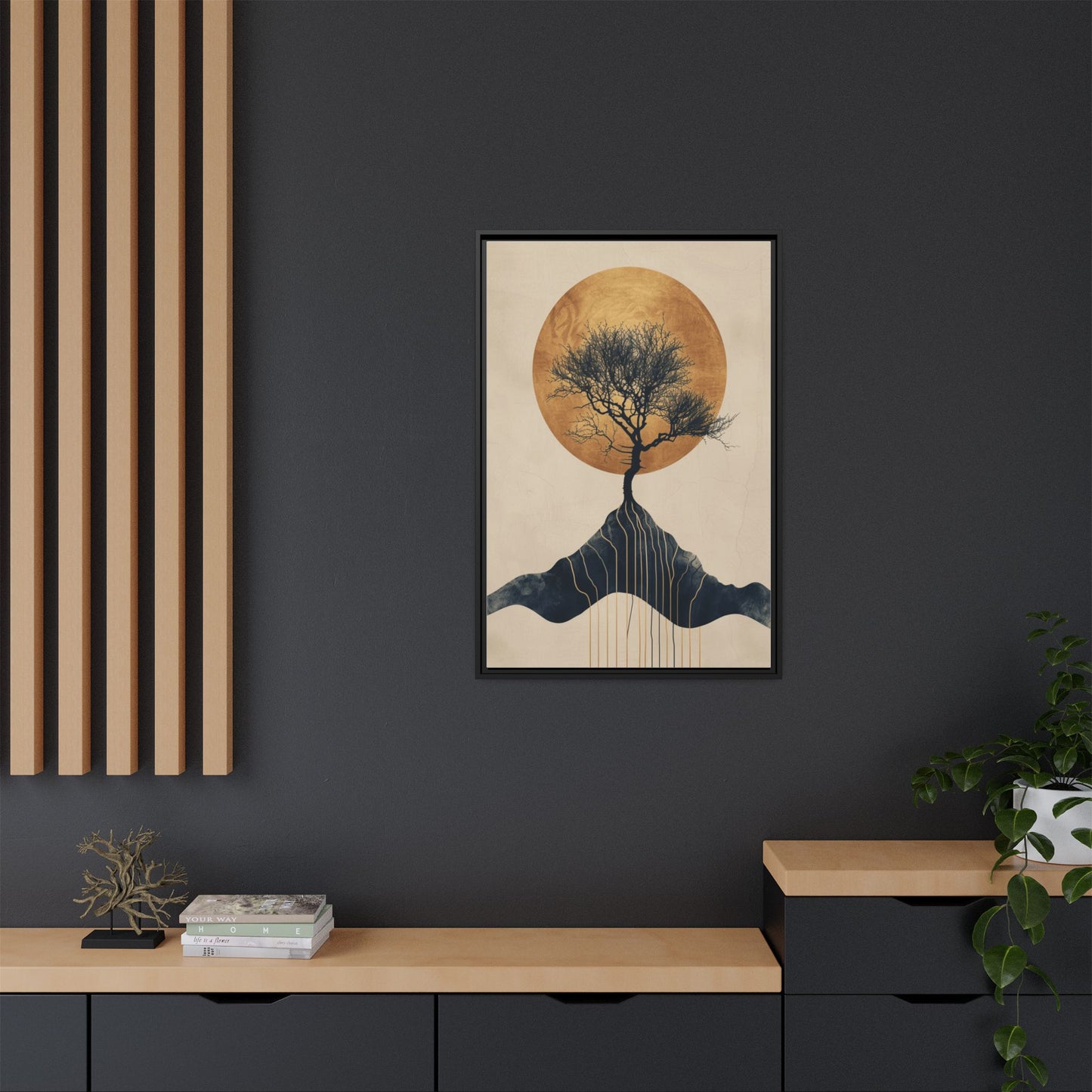 Framed Art Print, Scenic Wall Decor, Nature Art, Living Room Decor, Gift for Nature Lovers, Home Office Decoration