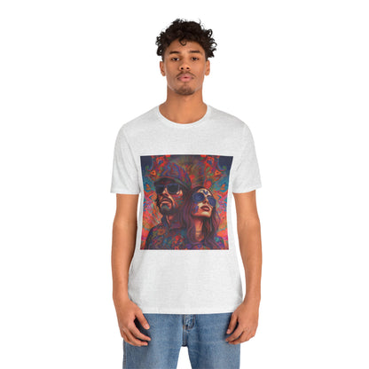 Bohemian Vibes Unisex Tee, Perfect for Festivals, Concerts, Casual Outings, Gifts, Unisex Graphic Shirt, Psychedelic Art T-Shirt