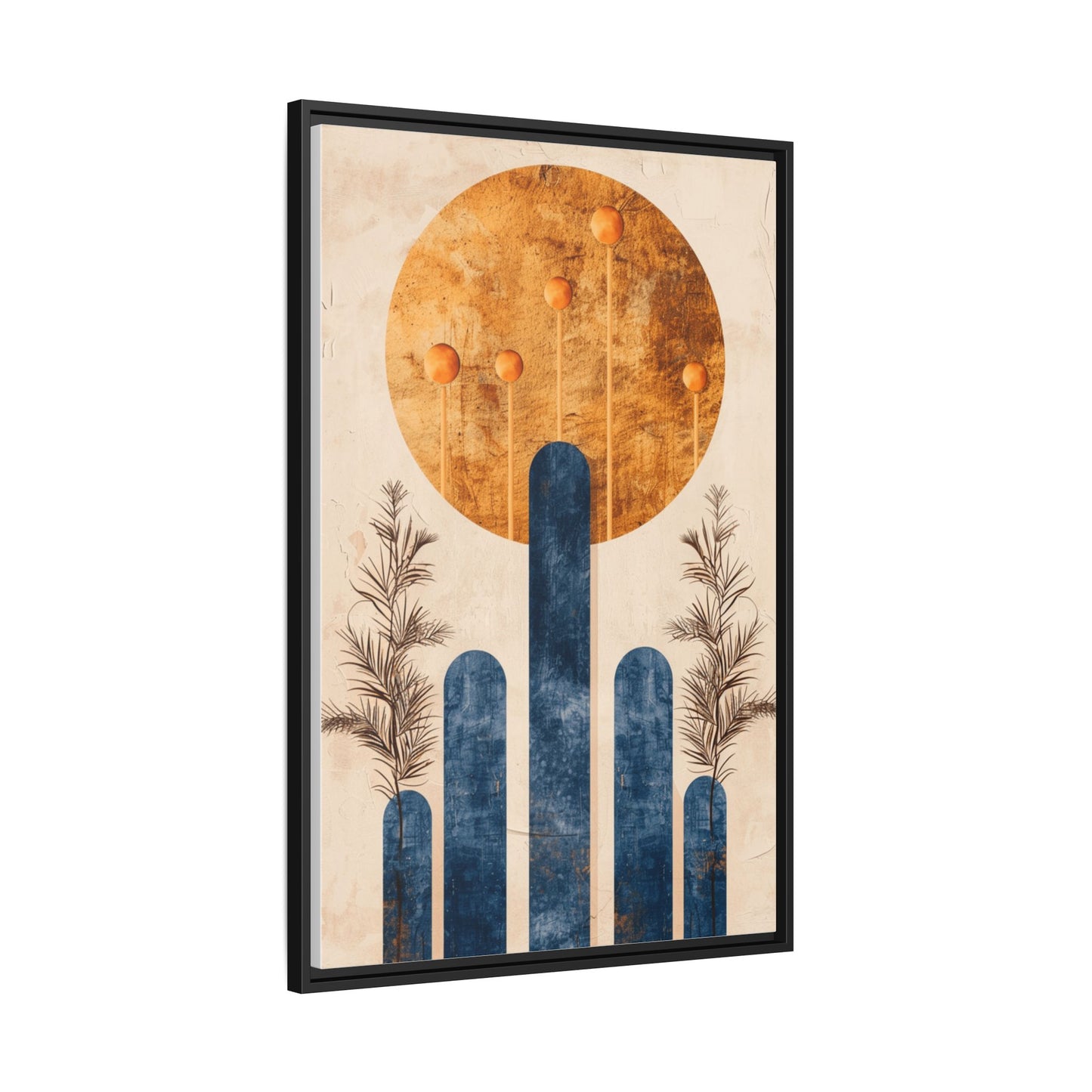 Modern Boho Wall Art Print, Framed Home Decor, Minimalist Artwork, Nature Inspired, Gift for Her, Room Decoration