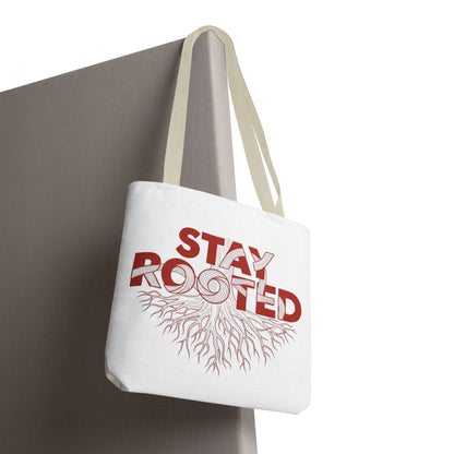 Stay Rooted Tote Bag | Eco-Friendly Carryall, Motivational Gift, Nature Lover Accessory, Daily Essentials, Earth Day